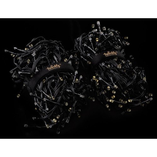 Гірлянда Smart LED Twinkly Cluster AWW, 400, Gen II, IP44 кабель чорний