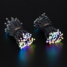 Smart LED Гірлянда Twinkly Strings RGB 250, BT+WiFi, Gen II, IP44 кабель чорний