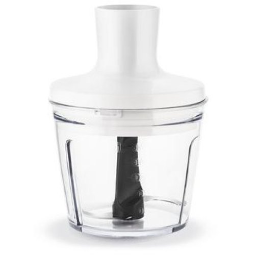 Блендер Tefal заглибний Dailymix 600Вт, 3в1, чаша-800мл, чопер-500мл, турборежим, білий