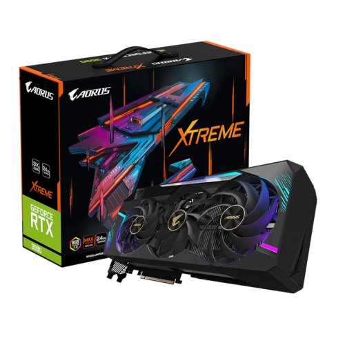Відеокарта Gigabyte GeForce RTX 3090 Aorus Xtreme 24GB (GV-N3090AORUS X-24GD)
