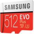 microSDXC карта 512GB Samsung EVO Plus class10 UHS-1 з SD адаптером (MB-MC512HA/RU)