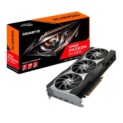 Відеокарта Gigabyte Radeon RX 6800 16Gb 256bit GDDR6 (GV-R68-16GC-B)