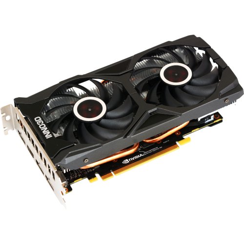 Відеокарта Inno3D GeForce RTX 2060, TWIN X2, 6Gb DDR6, 192-bit, HDMI/3xDP,  (N20602-06D6-1710VA15L)