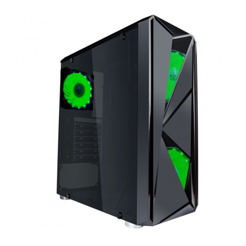 Корпус 1stPlayer F4-A1 Green LED без БП