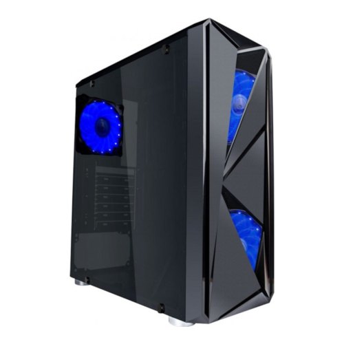 Корпус 1stPlayer F4-A1 Blue LED без БП