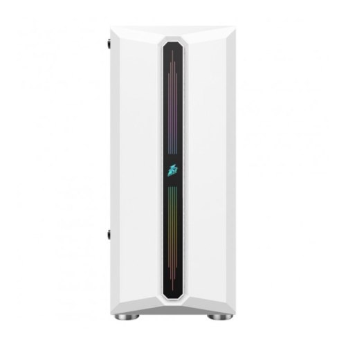 Корпус 1stPlayer RB-3-R1-WH Color LED White без БП