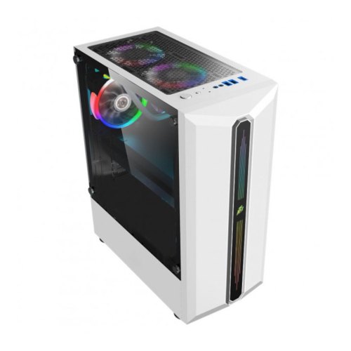 Корпус 1stPlayer RB-3-R1-WH Color LED White без БП