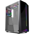 Корпус без БЖ 1stPlayer R6-A-3R1 Color LED Black, ATX, Micro-ATX