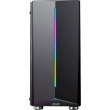 Корпус без БЖ 1stPlayer R6-A-3R1 Color LED Black, ATX, Micro-ATX