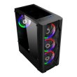 Корпус 1STPLAYER D4-BK-R1 Color LED (D4-BK-R1)