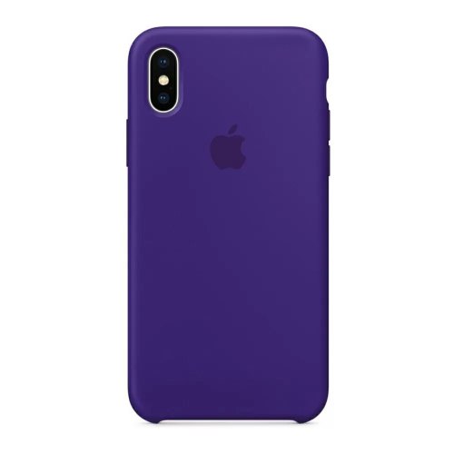 Чохол Apple Silicone Case high copy для iPhone X, Violet