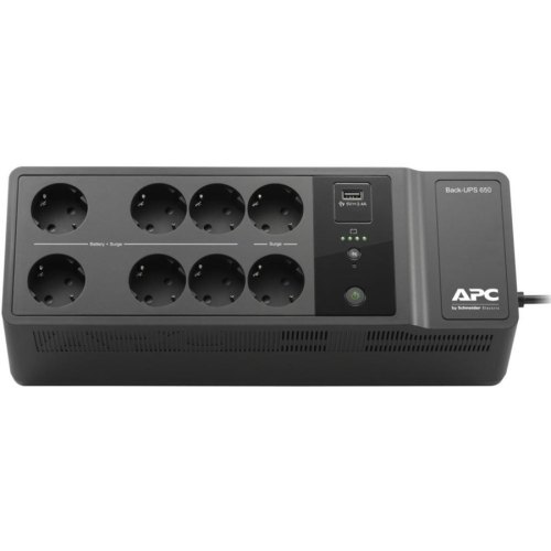 ДБЖ APC 400W/650VA,Standby,Schuko,USB charging port BE650G2-RS