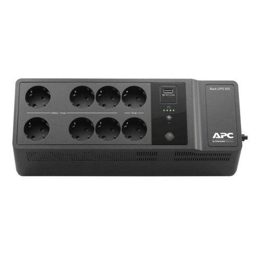 ДБЖ APC 400W/650VA,Standby,Schuko,USB charging port BE650G2-RS