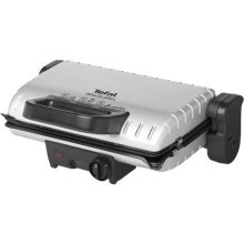 Гриль Tefal прижимний MinuteGrill 1600Вт, темп. режимів-3, з`ємні пластини, розкриття на 180°, метал