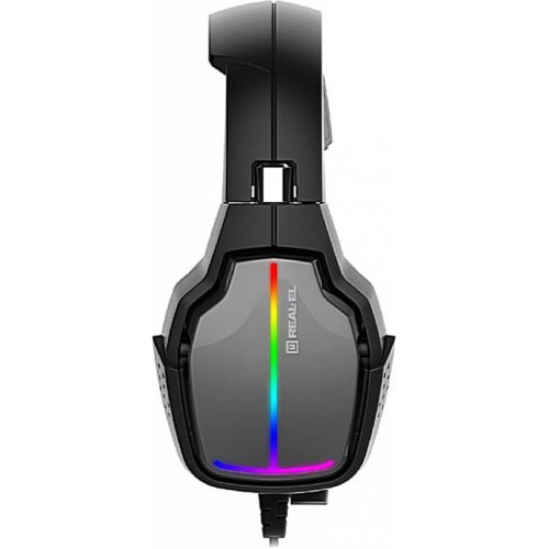 Гарнітура дротова ігрова Real-El GDX-7680 Black (EL124100046)