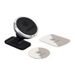 Автомобільне кріплення для смартфона Magnetic 360° Rotation (Клейка стрічка) Baseus Срібний