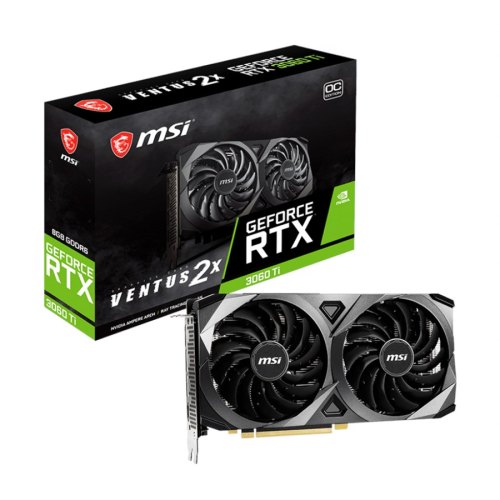 Відеокарта MSI GeForce RTX 3060 Ti Ventus 2X OC 8GB (RTX 3060 Ti VENTUS 2X OC)