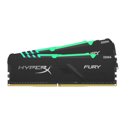 Модуль пам'яті DDR4 16GB (2x 8GB) 3600MHz HyperX Fury RGB (HX436C17FB3AK2/16)