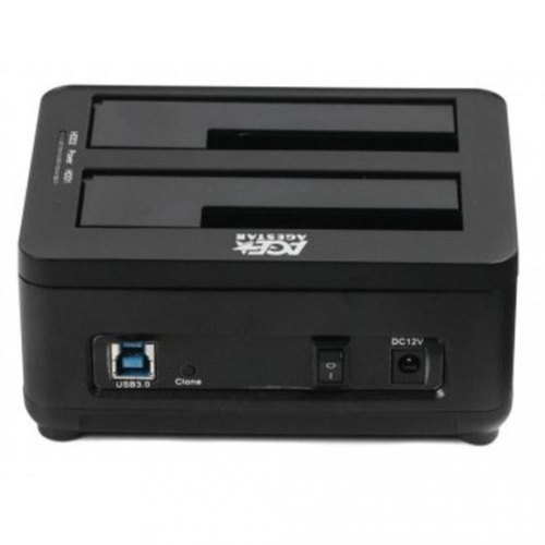 Док-станція Agestar 3UBT8 (Black) USB3.0 2 слоти, чорна