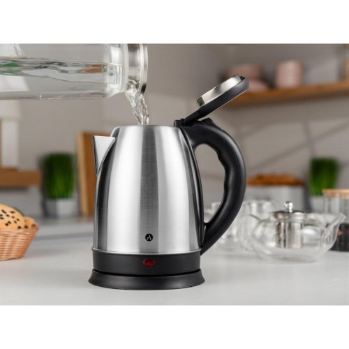 Електрочайник Ardesto 1.8л, метал, сріблястий