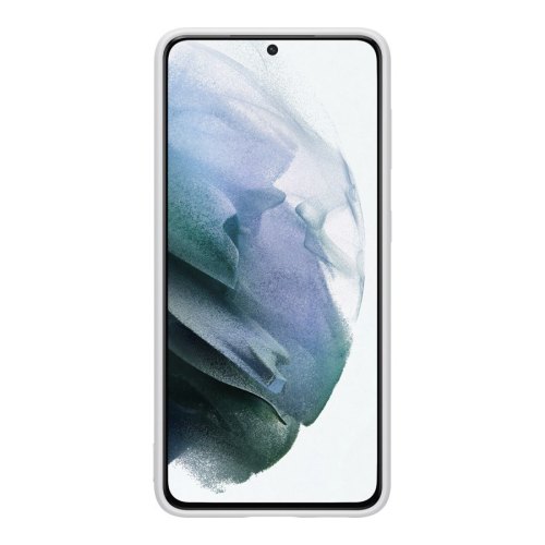 Чохол Samsung G991 (S21) Silicone Cover EF-PG991TJEGRU, Light Gray