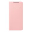 Чохол Samsung G991 (S21) Smart LED View Cover EF-NG991PPEGRU, Pink