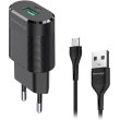 МЗП Grand-X CH-17 (USB 5V, 2.1A + кабель microUSB), color Black (CH-17U)
