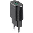 МЗП Grand-X CH-17 (USB 5V, 2.1A + кабель Type-C), color Black (CH-17T)