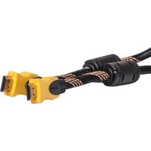 Кабель HDMI - HDMI, 300см, PowerPlant (KD00AS1196), v1.3, позолочені конектори, Нейлон, з 2-ма феритами, 3м