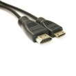 Кабель HDMI - miniHDMI, 200см, PowerPlant (KD00AS1273), v1.4, позолочені коннектори, 2м
