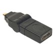 Перехідник PowerPlant HDMI AF - micro HDMI AM, 360 градусів (CA910618)