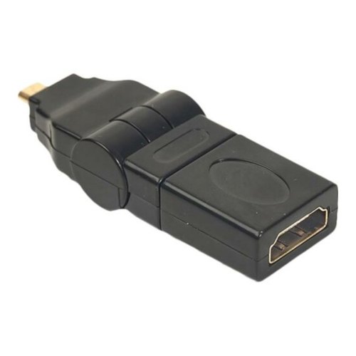 Перехідник PowerPlant HDMI AF - micro HDMI AM, 360 градусів (CA910618)