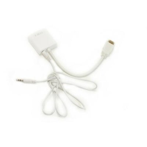 Кабель-перехідник PowerPlant HDMI - VGA 0.15m (KD00AS1285)