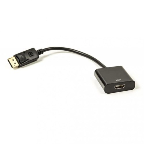 Кабель-перехідник PowerPlant HDMI - DisplayPort, 0.15м, чорний (CA910830)