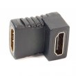 Перехідник PowerPlant HDMI AF - HDMI AF, кутовий (KD00AS1305)