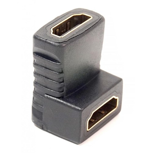 Перехідник PowerPlant HDMI AF - HDMI AF, кутовий (KD00AS1305)