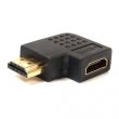 Перехідник PowerPlant HDMI AF - HDMI AM, правий кут (KD00AS1302)