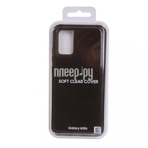 Чохол Samsung A02s (A025) EF-QA025TBEGRU, Soft Clear Cover Black