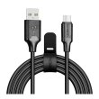 Кабель Crown USB-Type-C CMCU-3018C (Black)