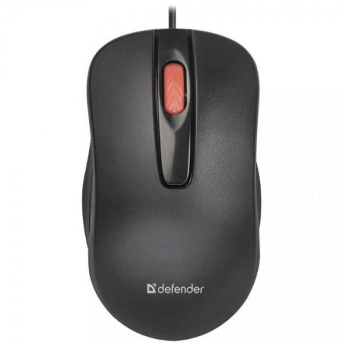 Мишка Defender Point MM-756, 3 кн. 1000 dpi, чорна
