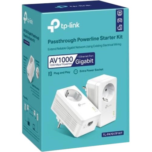 PowerLine Адаптер TP-Link TL-PA7017P KIT