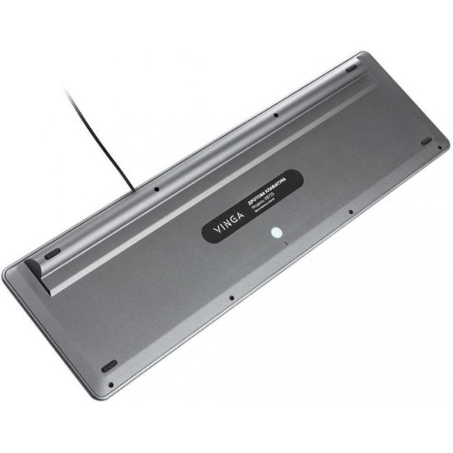 Клавіатура Vinga KB735 black-grey