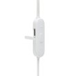 Навушники з мікрофоном (гарнітура), JBL T125BT, White (JBLT125BTWHT)