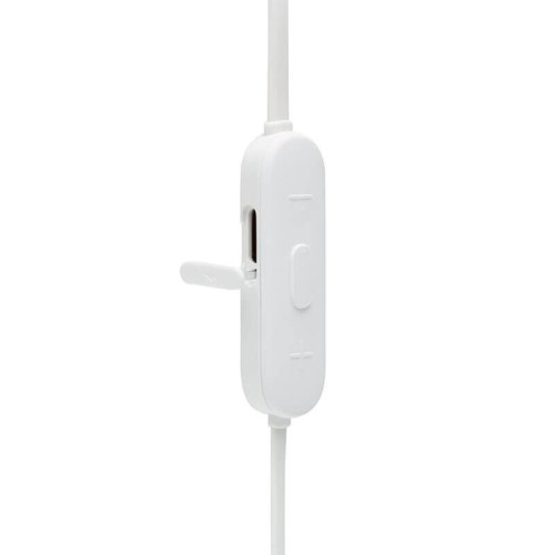 Навушники з мікрофоном (гарнітура), JBL T125BT, White (JBLT125BTWHT)