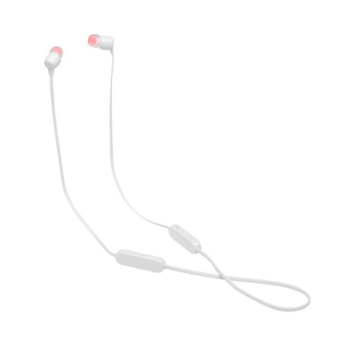 Навушники з мікрофоном (гарнітура), JBL T125BT, White (JBLT125BTWHT)