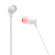 Навушники з мікрофоном (гарнітура), JBL T125BT, White (JBLT125BTWHT)