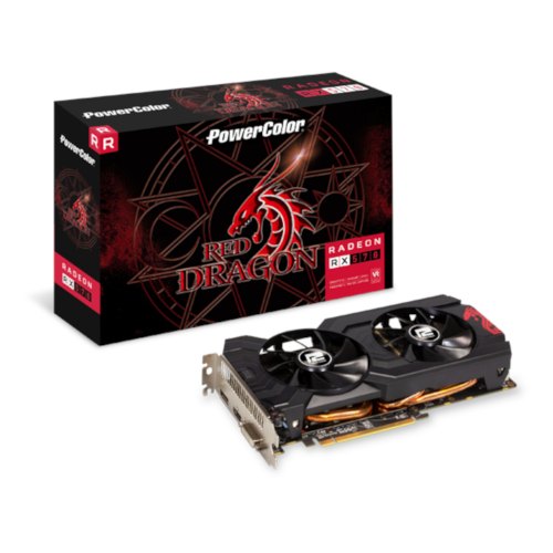 Відеокарта PowerColor Red Dragon Radeon RX 570 8GB (AXRX 570 8GBD5-DHDV3/OC) GDDR5, 256bit