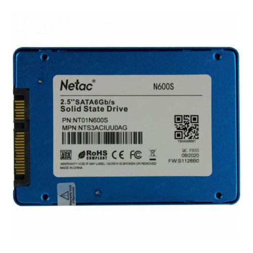 Накопичувач SSD 2.5 Netac N600S 512GB (NT01N600S-512G-S3X)