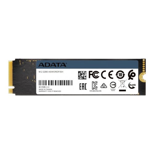 Накопичувач SSD NVMe M.2 2280 ADATA Swordfish 250GB PCIe 3.0 3D TLC (ASWORDFISH-250G-C)