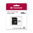 Карта пам'яті Transcend microSD 256GB C10 UHS-I R100/W40MB/s + SD
